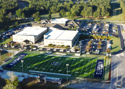 BCA field Knights aerial view
